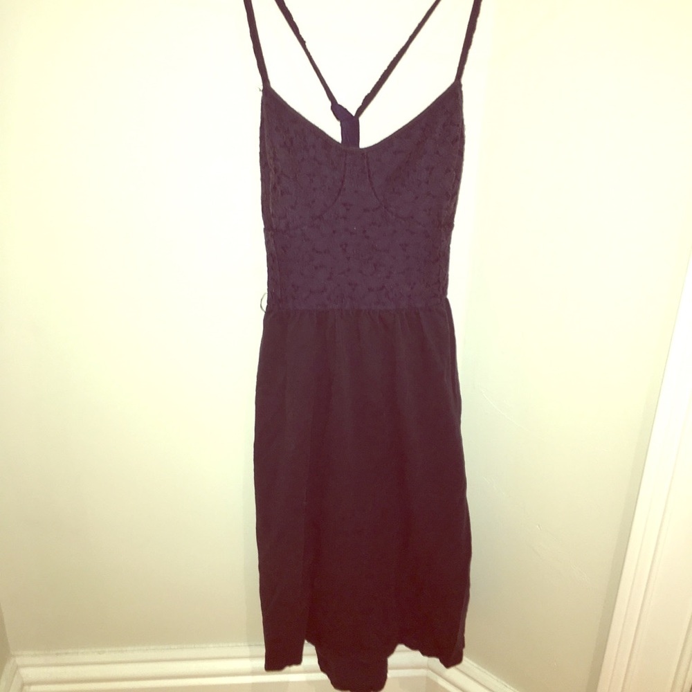 Blue Eyelet Mini Sundress!